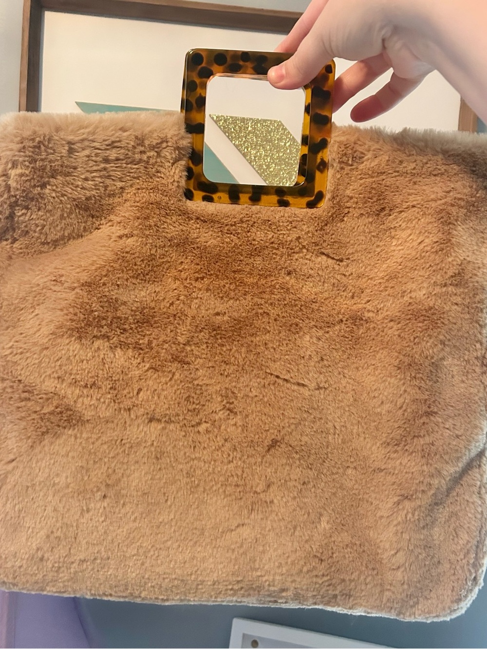 Topshop Faux Fur Tote Bag from Nordstrom